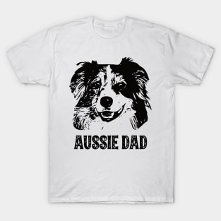 Aussie Dad Australian Shepherd T-Shirt